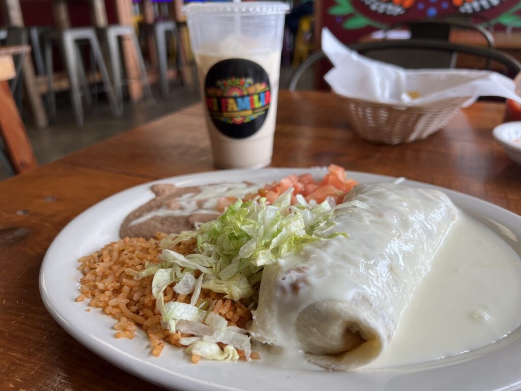 Chimichanga at Mi Familia Mexicana Restaurant in Ocala