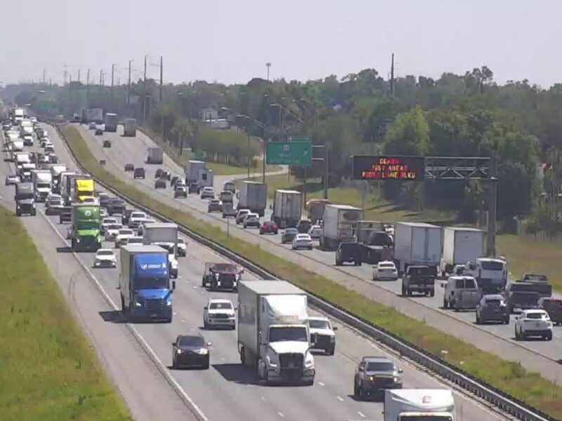 Traffic along Interstate 75 in Marion County on Thursday, April 17.