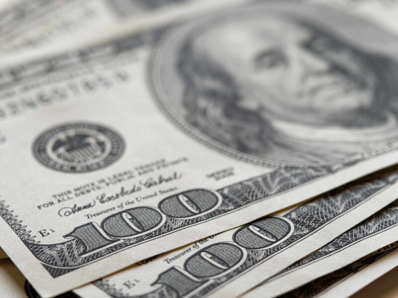 Hundred dollar bills
