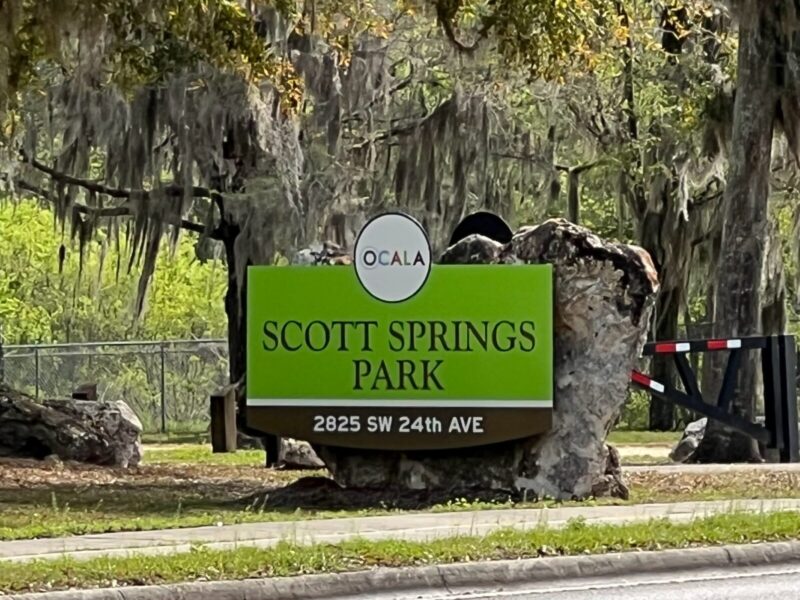 Scott Springs Park in Ocala, Florida