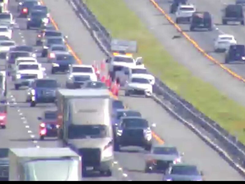 Slowdown near mile marker 340 on I-75 North as of 448 p.m. on Friday, April 11, 2025