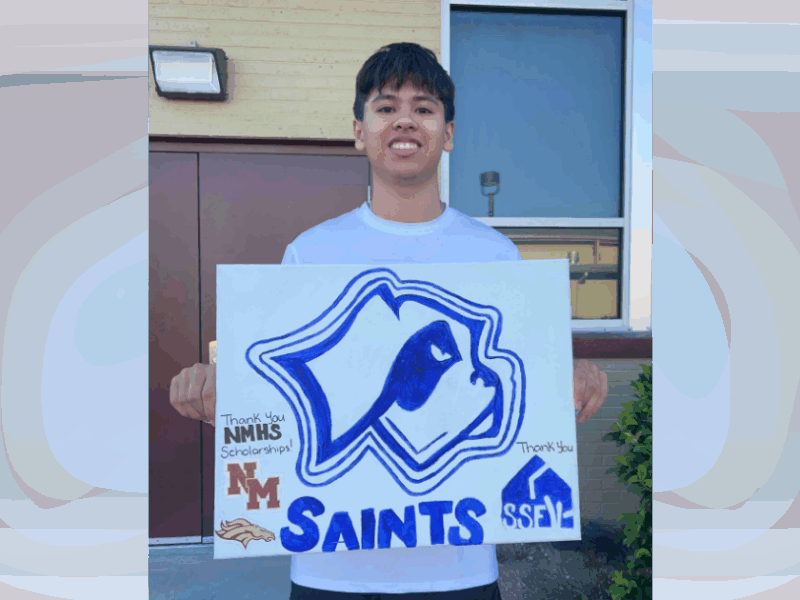 Adrian Cervantes has earned a full scholarship to attend Santa Fe College in Gainesville beginning next fall.