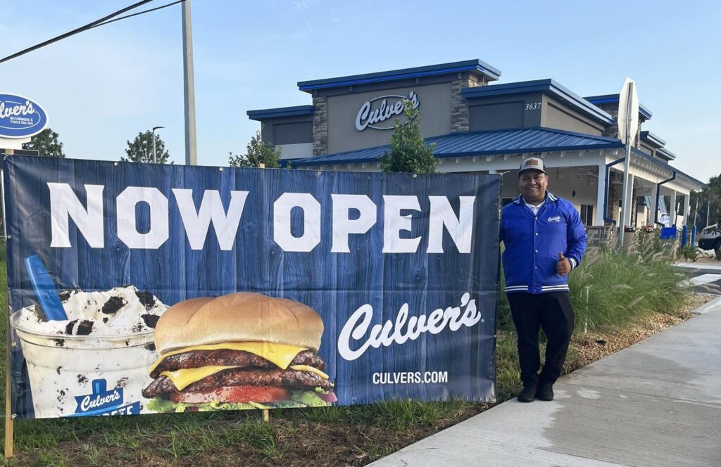 Manny Montañez celebrated the grand opening of his new Culver's in Ocala