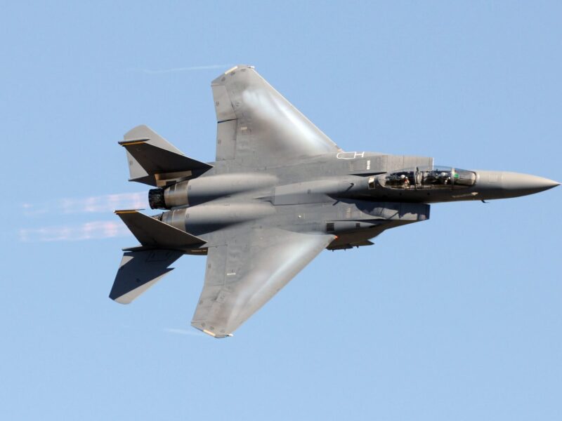 Military jet fighter