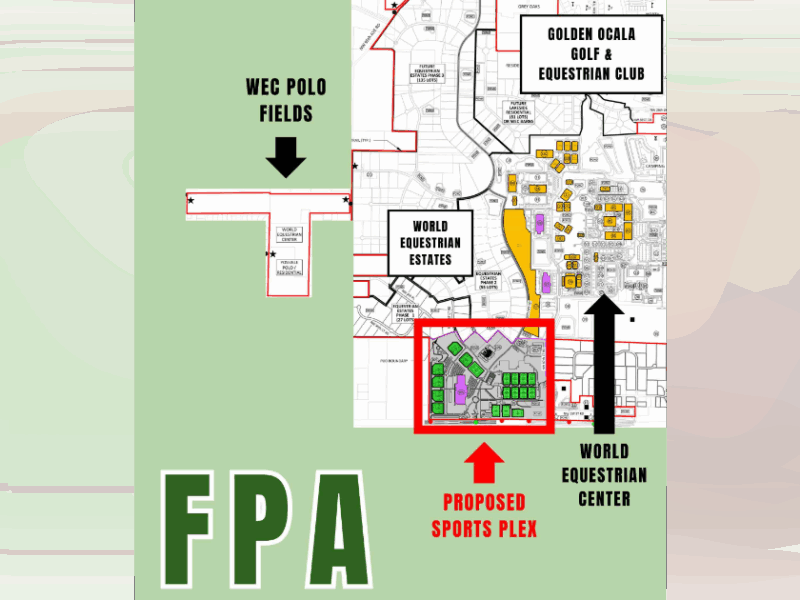 Horse Farms Forever is opposed to a new proposal from the owners of the World Equestrian Center for a new sports and entertainment complex.