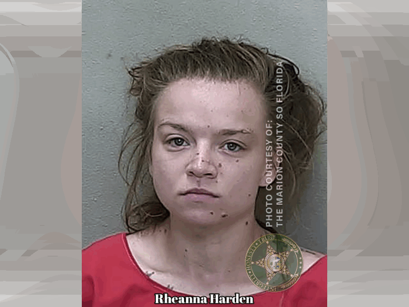 Rheanna Harden, 22, is accused of shooting and injuring a deputy who was transporting her to the Marion County Jail on several felony charges stemming from a traffic stop.