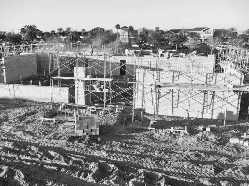 A construction site in Ocala in 2025