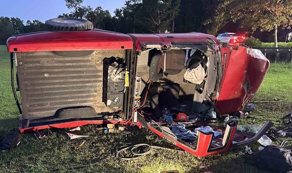 A driver was extricated from a vehicle after Marion County Fire Rescue was notified by an iPhone alert.