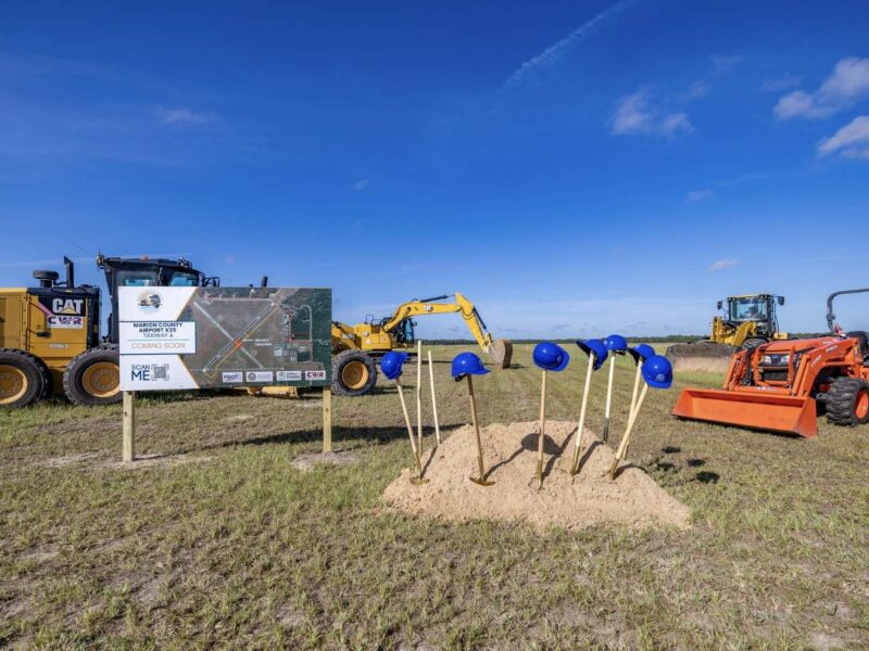 Ground broken at site of new taxiway at Marion County Airport X35