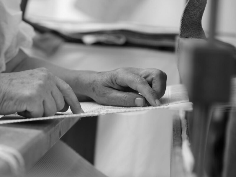 Historic loom weaving