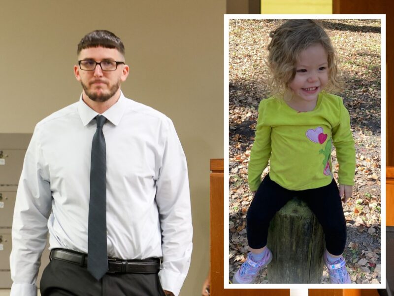 Travis Ray Thompson (left) was sentenced to life in prison for the murder of Jacklyn Schwingel in 2022.