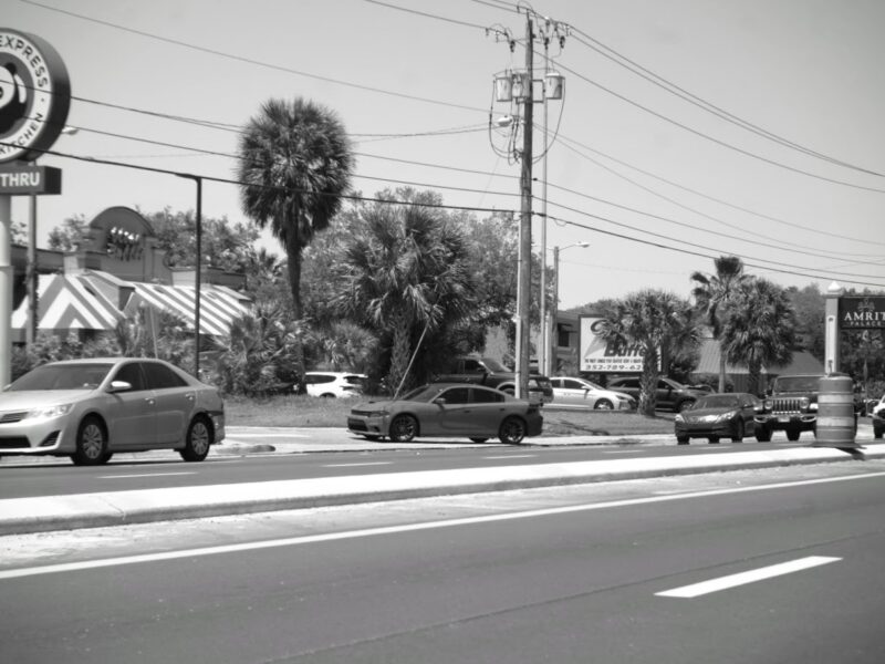 Median along State Road 200 in Ocala in May 2025