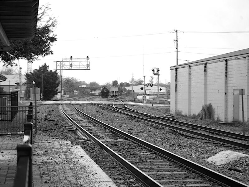 Railway at Union Station in Ocala in 2025