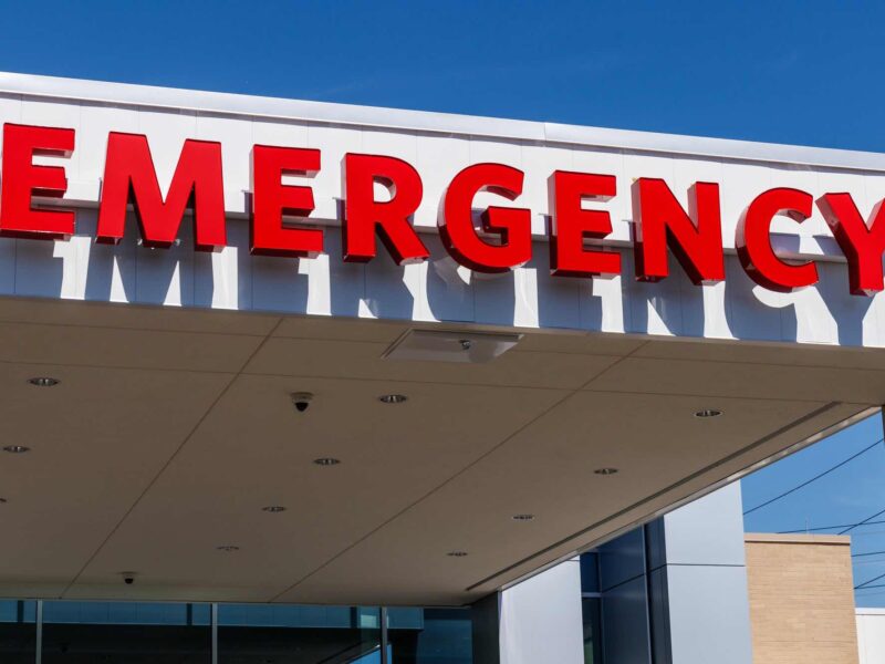Emergency Room sign