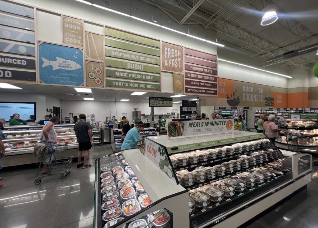 Foods at the new Sprouts in Ocala are sourced from local farms