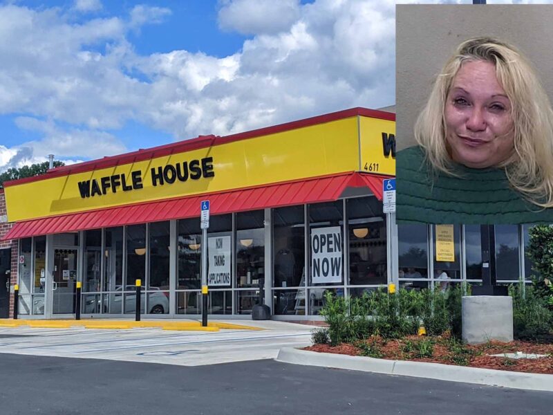 Jesaka Nikole Downs was arrested on a DUI charge outside of a local Waffle House