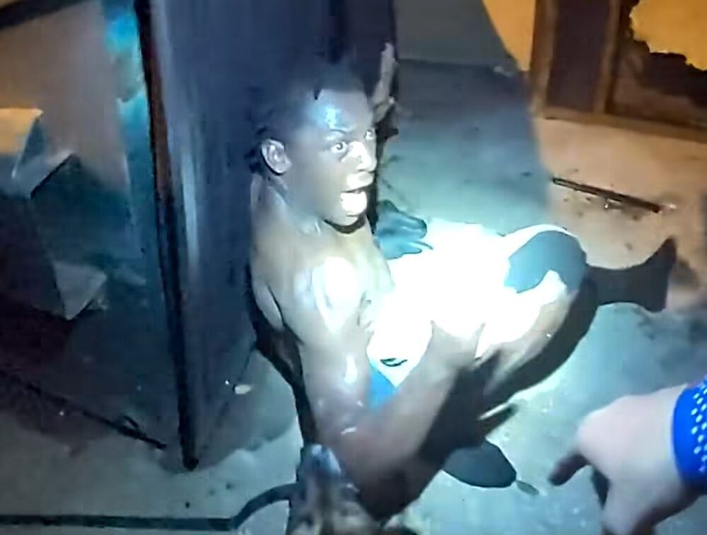Kewarren Anderson nabbed by K 9 after allegedly robbing an Ocala Taco Bell while armed with a rock photo by OPD An OPD K-9 apprehending Kewarren Lee Anderson on July 8, 2025, shortly after he allegedly robbed a nearby Taco Bell. (Photo: Ocala Police Department)