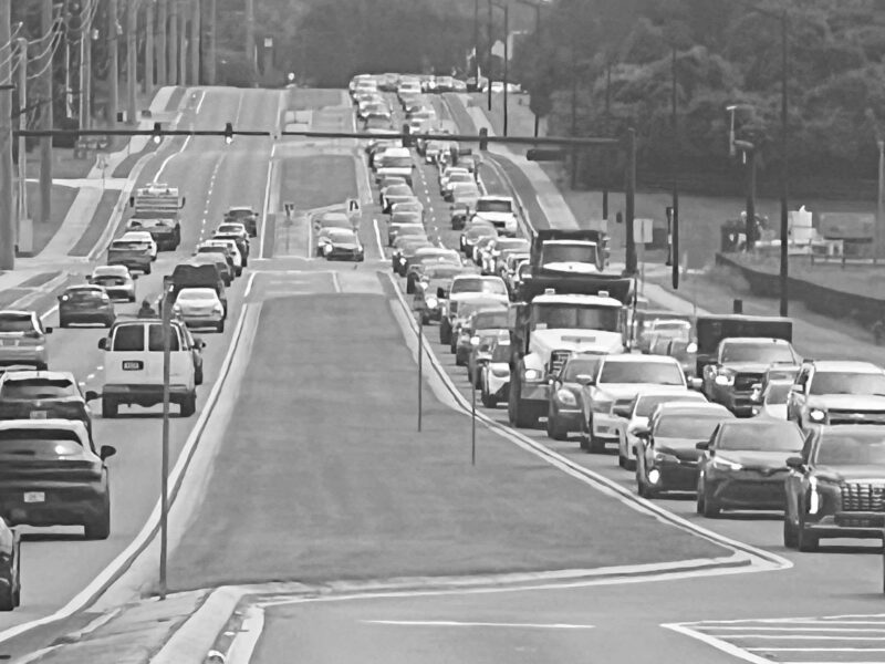 Traffic along SW 42nd Street in Ocala on July 11, 2025