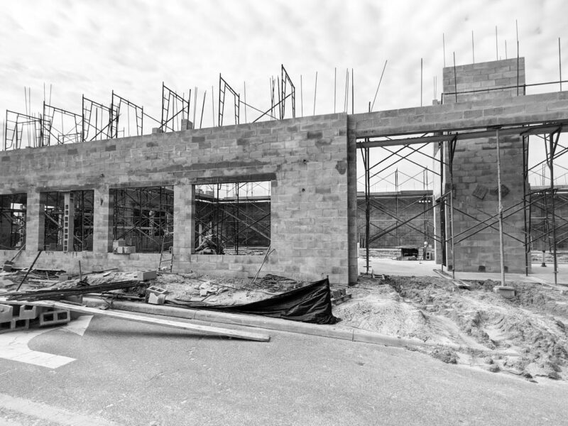 Concrete structure development in Ocala in July 2021