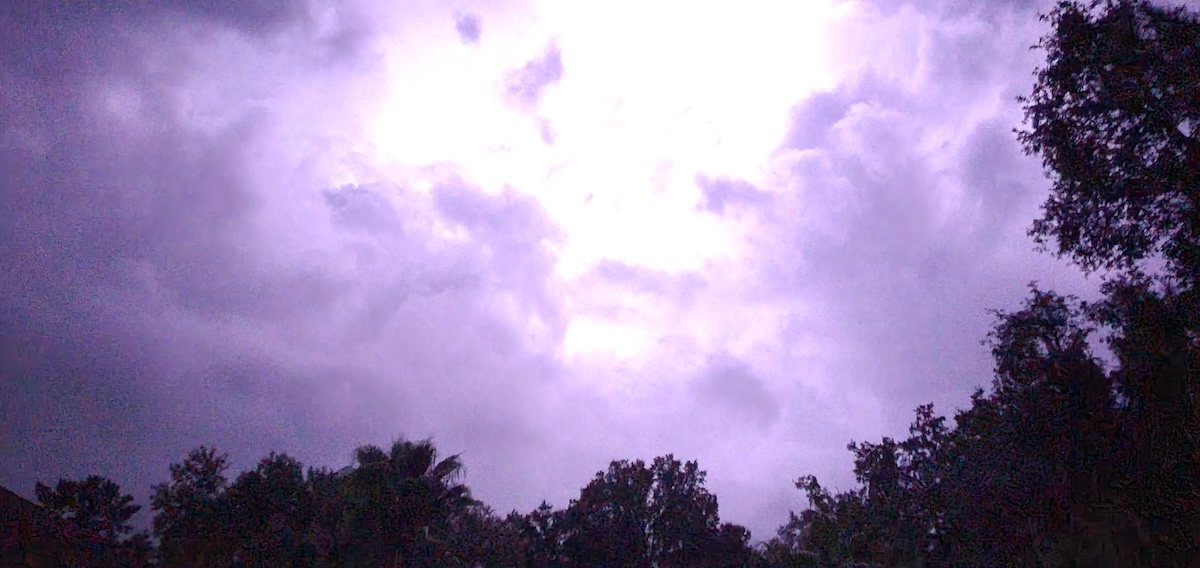 Storm passing over Micanopy Storm passing over Micanopy