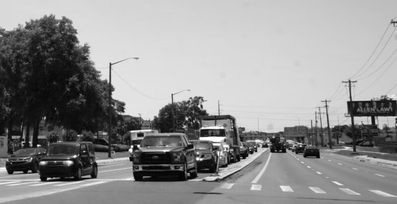Traffic along State Road 200 in Ocala