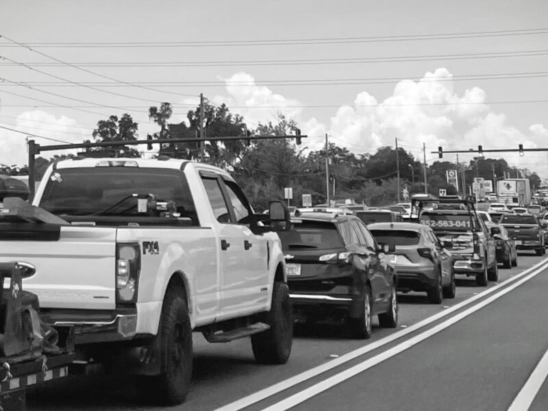 Traffic along State Road 200 in Ocala on July 11