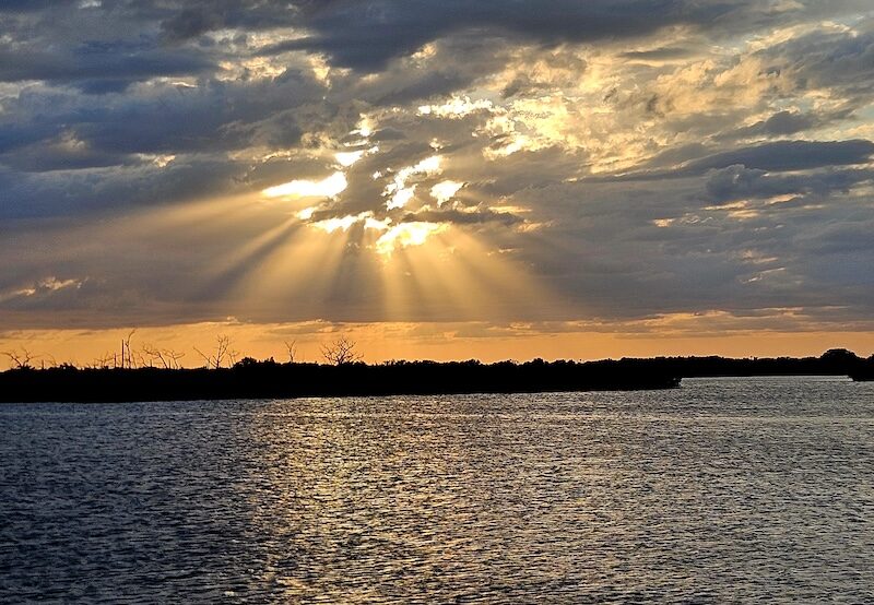 Beautiful sunset in Crystal River