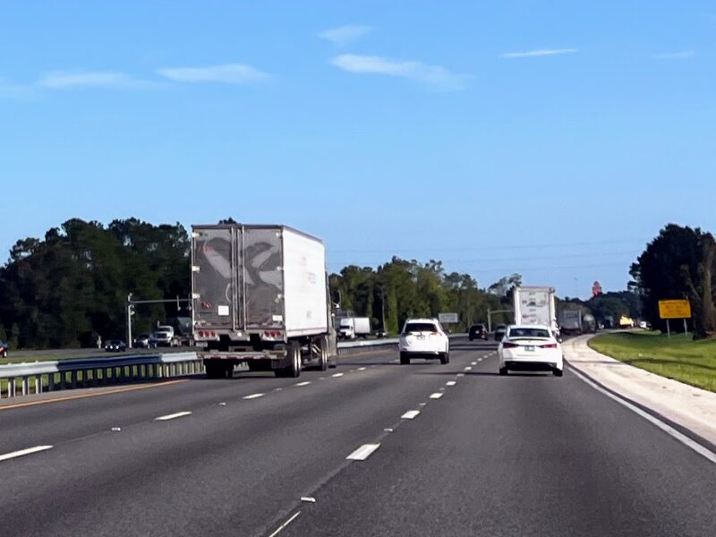 Interstate 75 (I-75) in Marion County, near exit 341