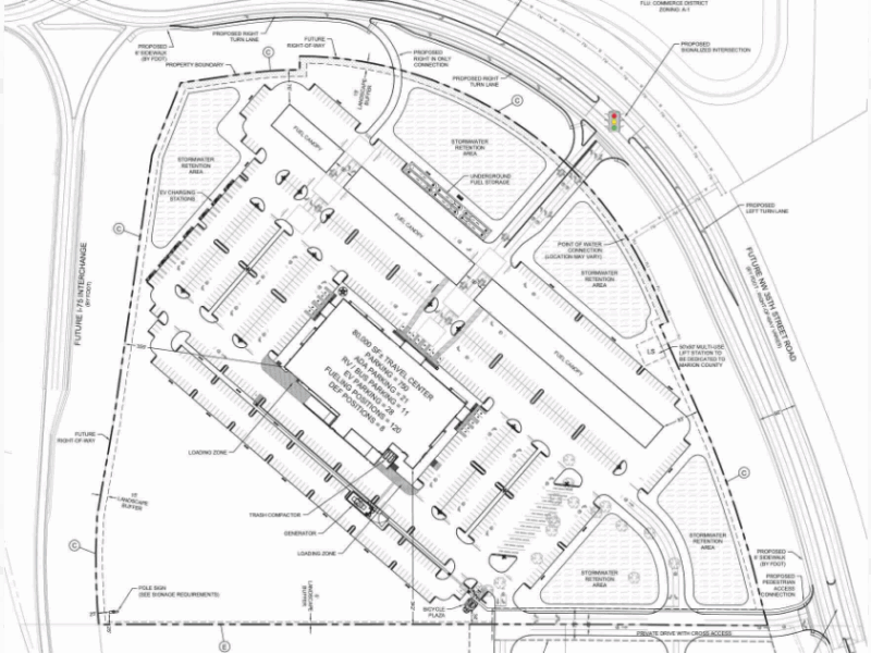 Plans show the new, massive Buc-ee's coming to a new interchange off Interstate 75 in Ocala.