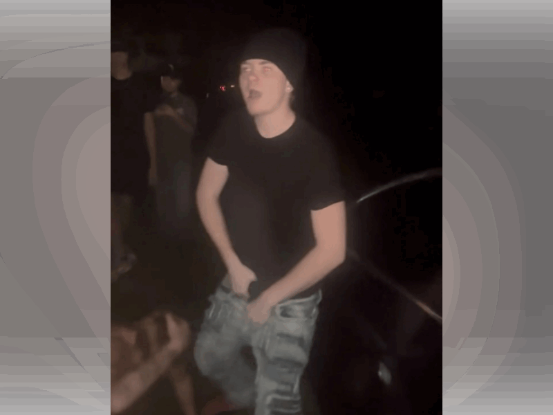 According to MCSO, this individual - later identified as 17-year-old Zachary Arthur Charles Sarrach - allegedly pulled out a handgun and shot at a juvenile victim during a bonfire party on September 27, 2025. (Photo: Marion County Sheriff's Office)