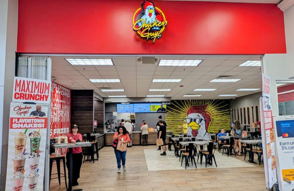 Chicken Guy has opened its first location in Ocala, within a local Walmart.