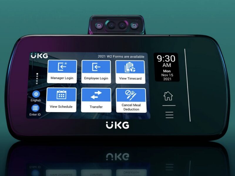 Staff says the new UKG devices will help streamline payroll and reduce manual errors.