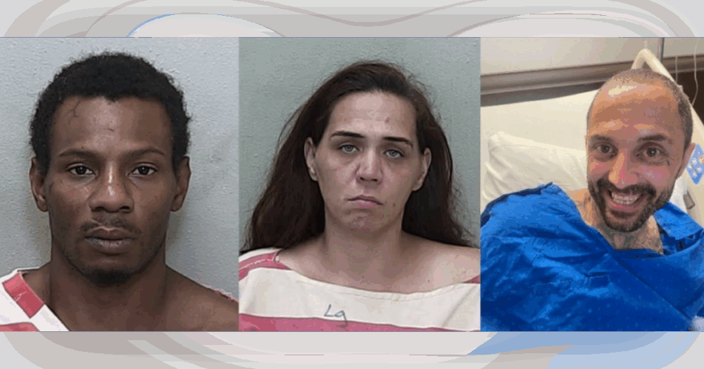 Andre Javon Baker (left), Amanda Jean Bishop (center), and Randall Lee Williford (right).