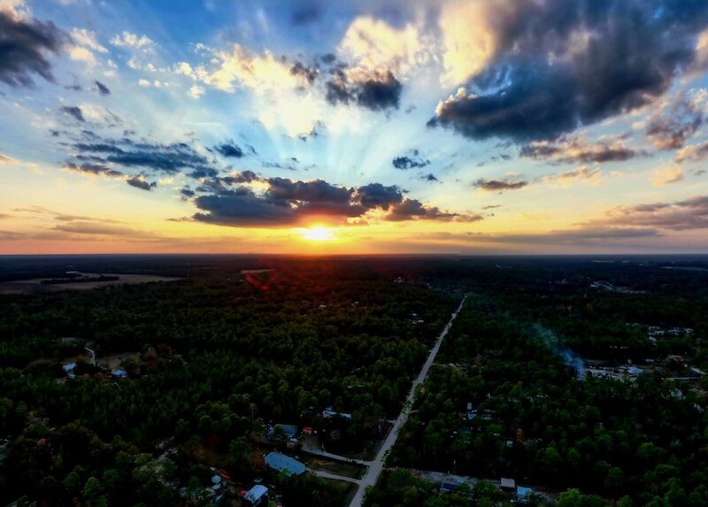 Amazing sunset over Dunnellon