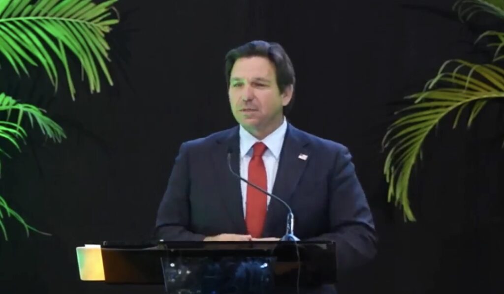 Governor Ron DeSantis addresses attendees at the 2025 Florida Rural Economic Development Summit 1