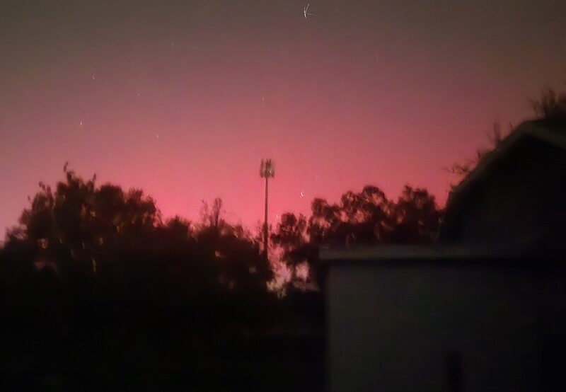 Northern lights above Summerfield