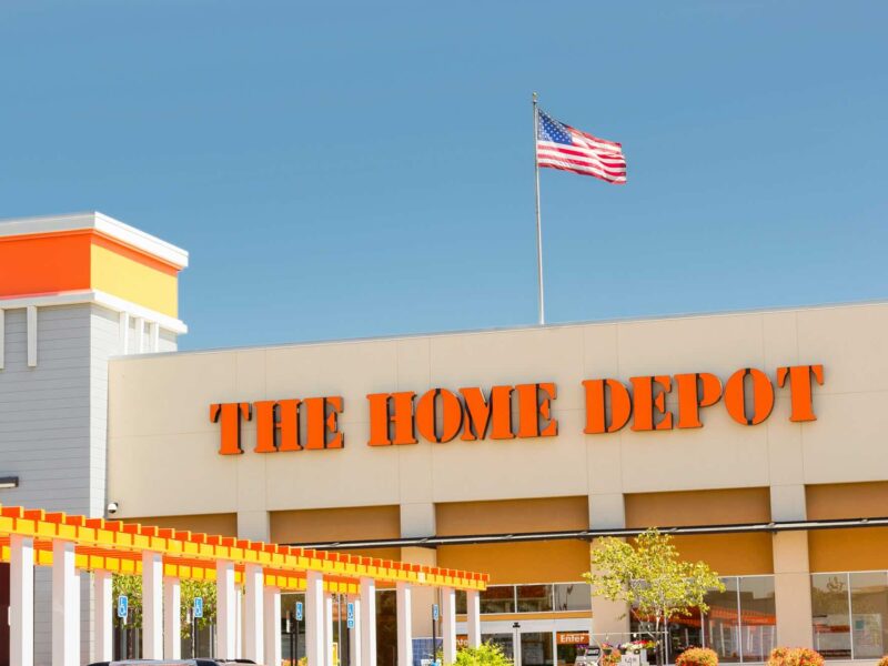 The Home Depot entrance