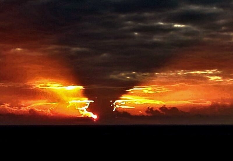 Breathtaking sunset over Dunnellon