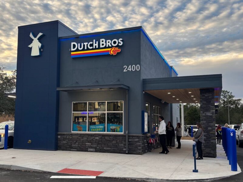 Dutch Bros. Coffee has opened its first location in Ocala.