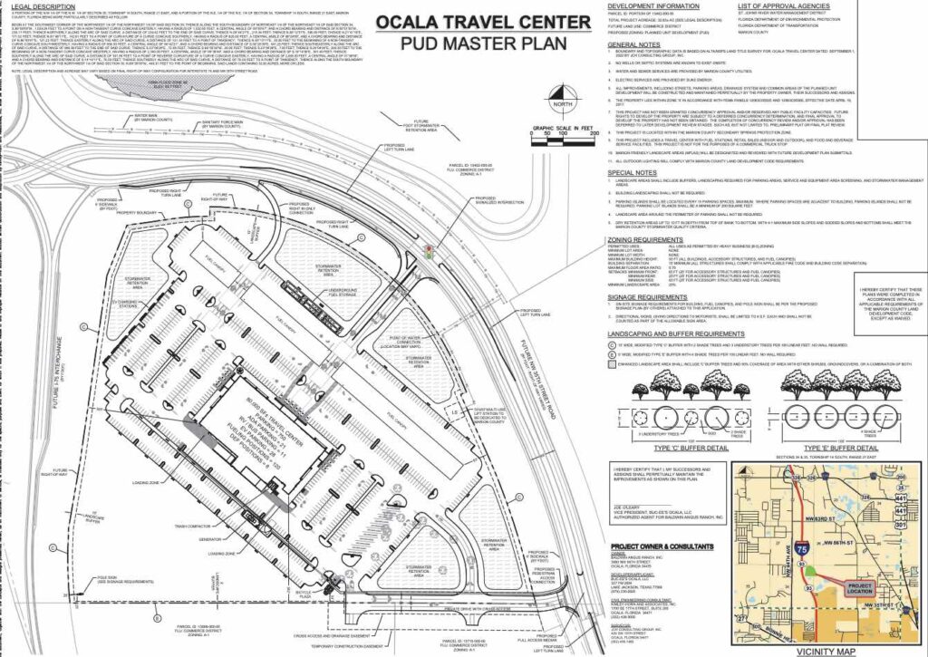 Ocala Travel Center Master Plan - Buc ee s