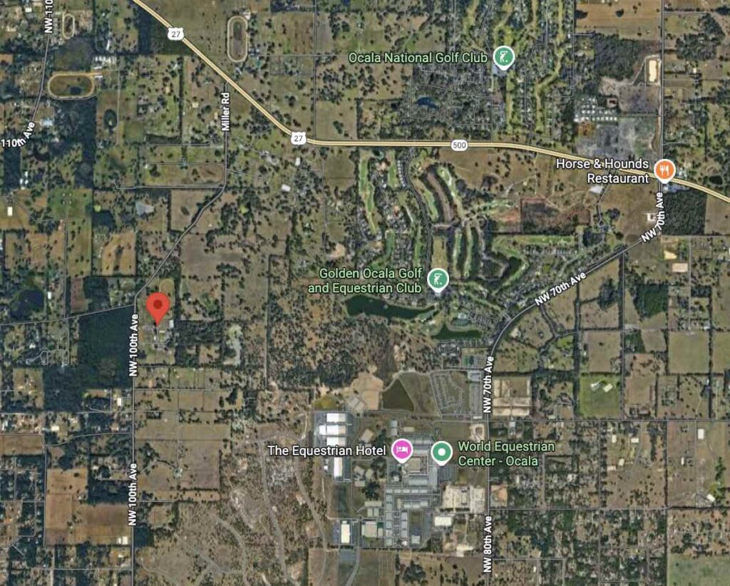 The new property is situated just west of the World Equestrian Center and Golden Ocala Gold and Equestrian Club