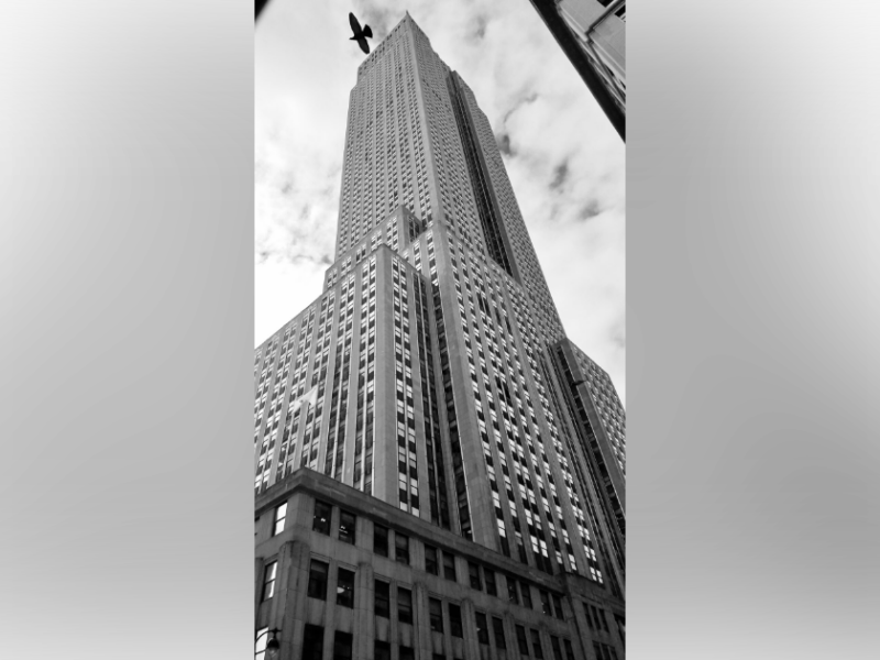 The Empire State Building in November 2017