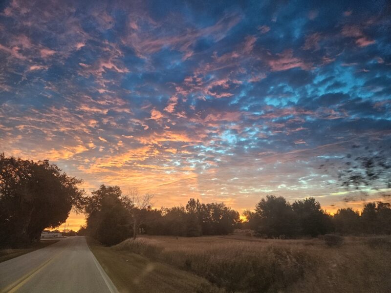 Beautiful sunrise in Summerfield