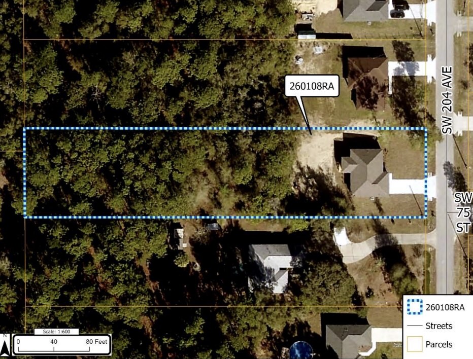 Parcel in Marion County where four goats are sought