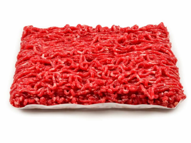 Raw ground beef