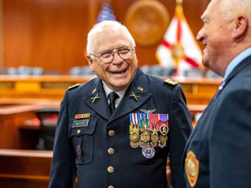 Retired Army Captain Steve Petty