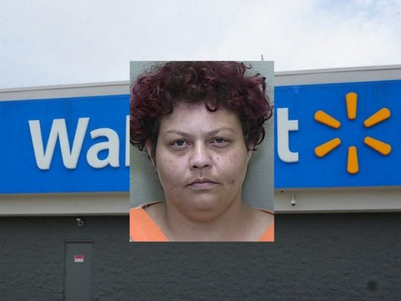 Crystal Colon was arrested by Ocala police after she allegedly stole over $1,000 worth of merchandise from the Walmart located at 4980 E Silver Springs Boulevard.
