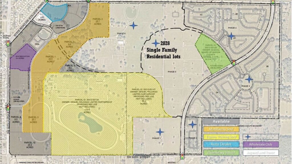 The BJ's Wholesale Club will occupy the purple space on the map