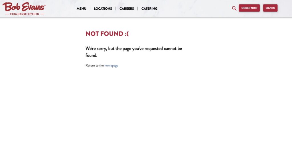 The Ocala location has been removed from the Bob Evans website