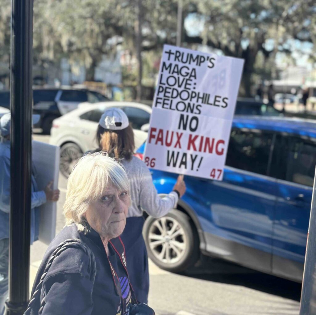 Trump s MAGA loves pedophiles sign